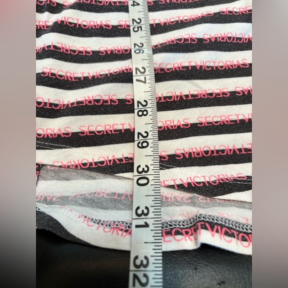 Victoria's Secret Pink and Black Striped Logo Gown - Picture 11 of 11